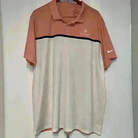 Nike Dri-Fit Golf Polo Shirt - Salmon/White - XXL / Chamberlyn Country Club, AR - Picture 1 of 10